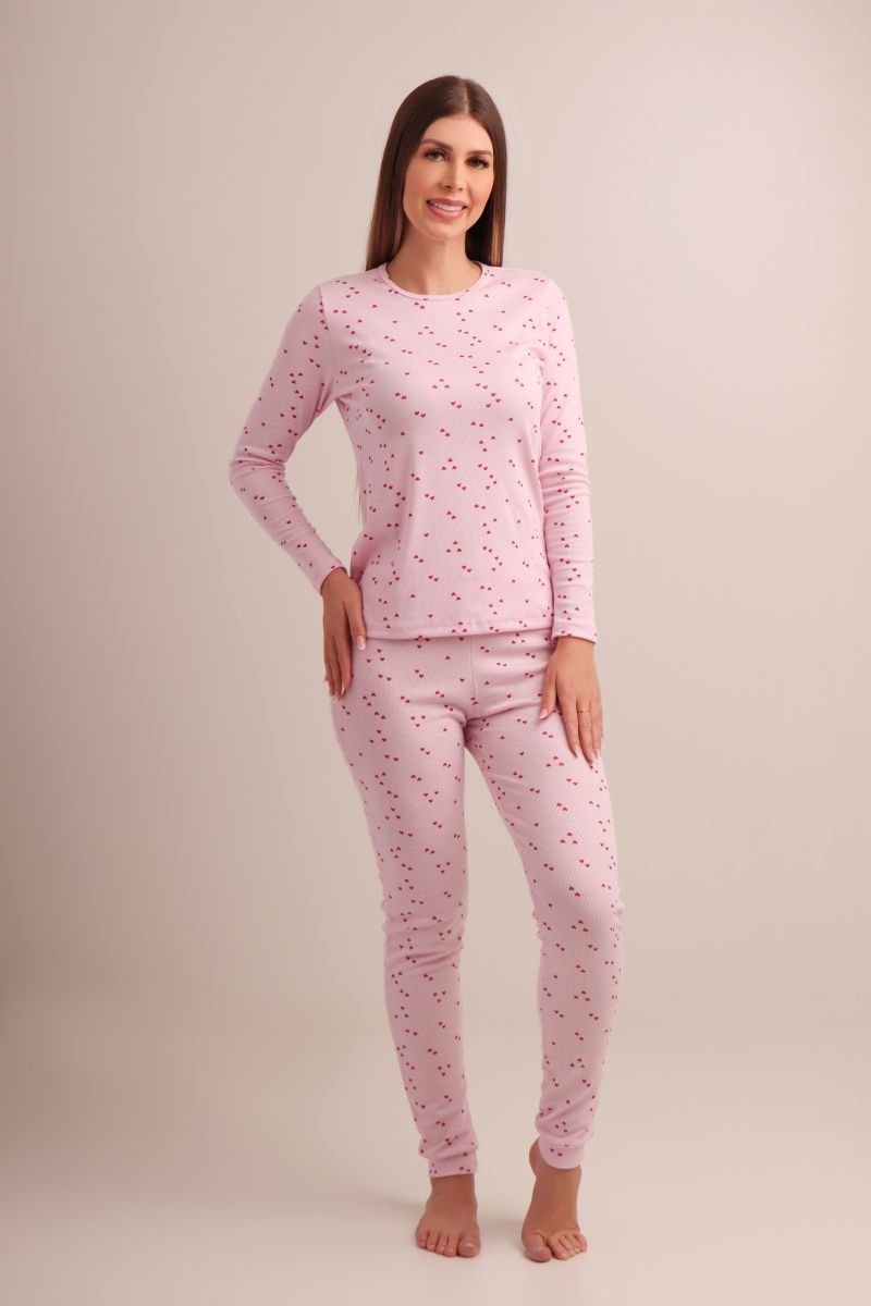 Pijama em Ribana Canelada